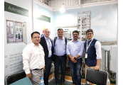 ADANI, LOTUSHARVESTEC и Грейн Автоматизация на нашем стенде на выставке Graintech 2023, Бангалор, Индия